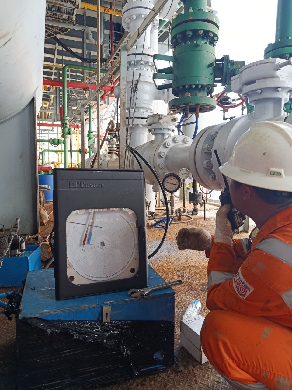 Proses Hydrostatic Test Surabaya